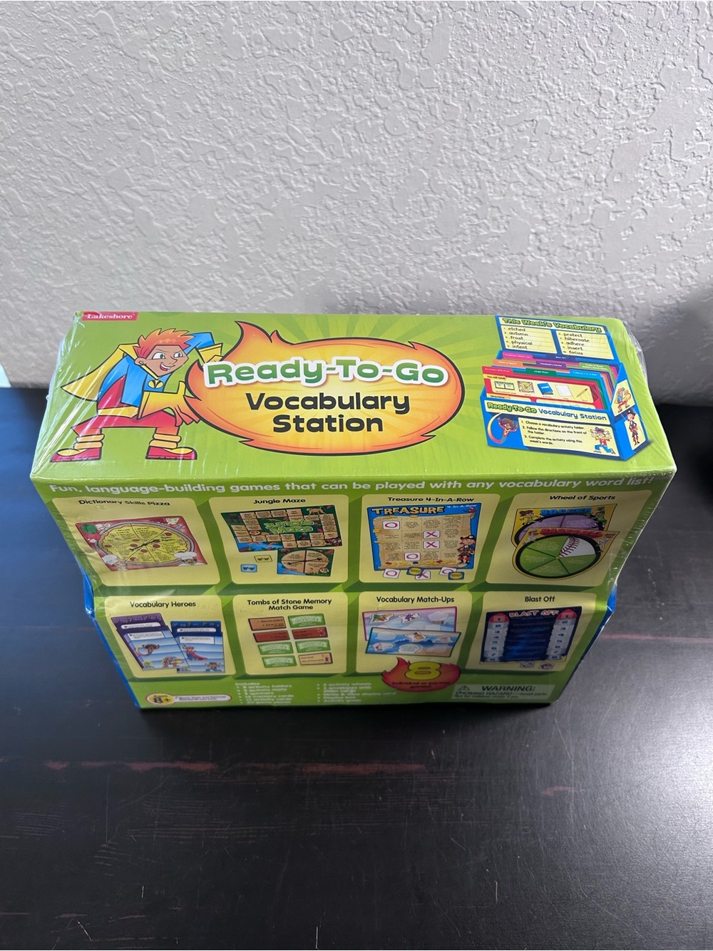 Lakeshore 8 Ready to Go Vocabulary Station File Folder Games Grade 2+ HH316 New